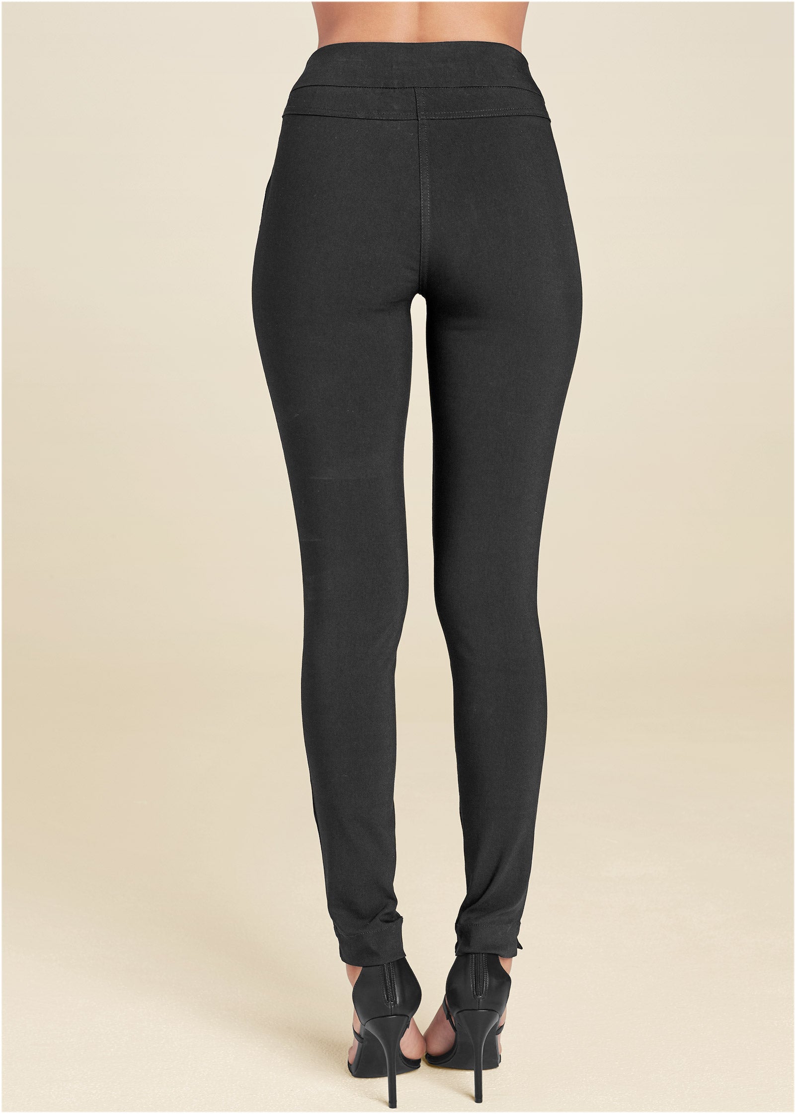 Slimming Stretch Jeggings - Black