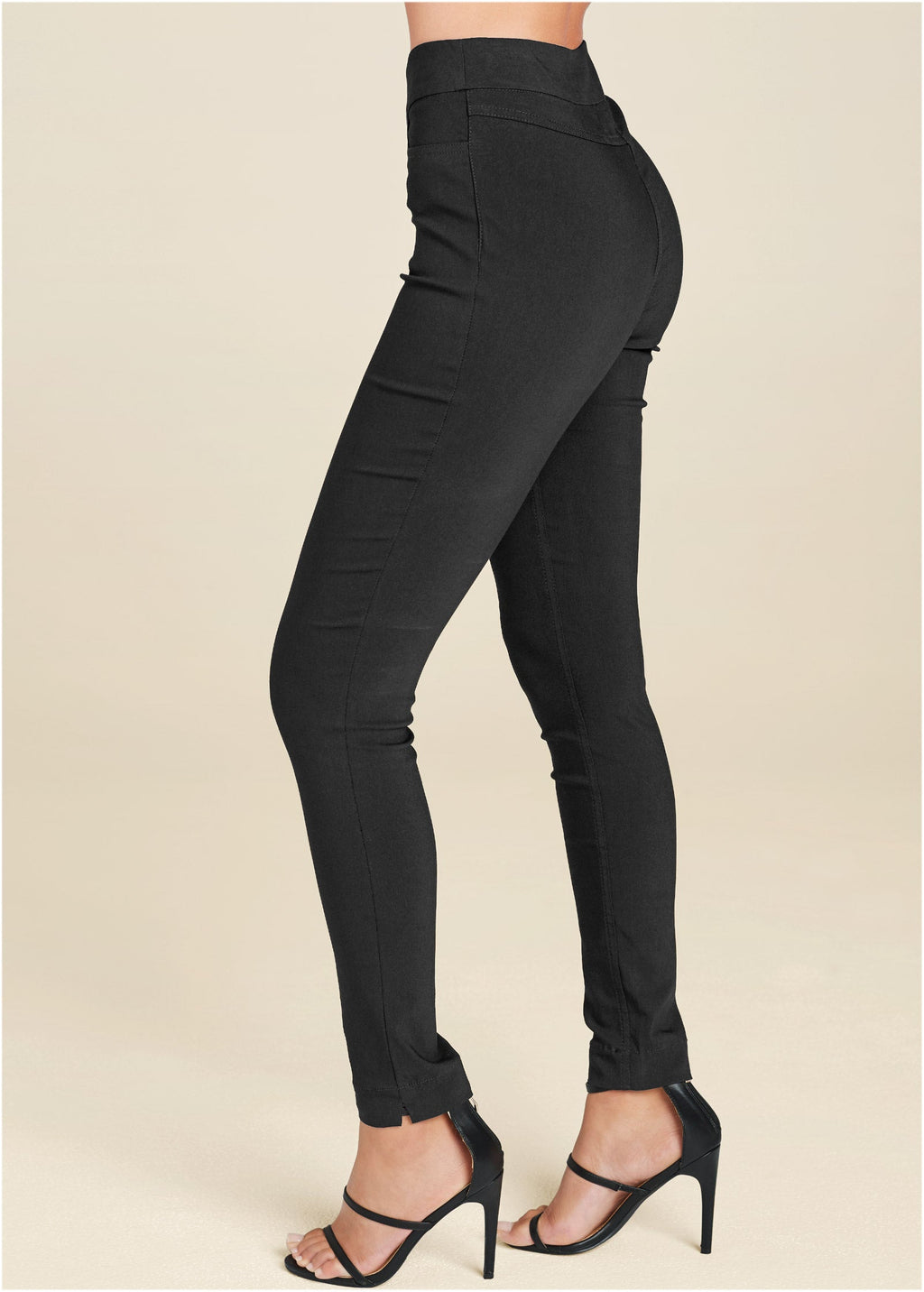 Slimming Stretch Jeggings - Black
