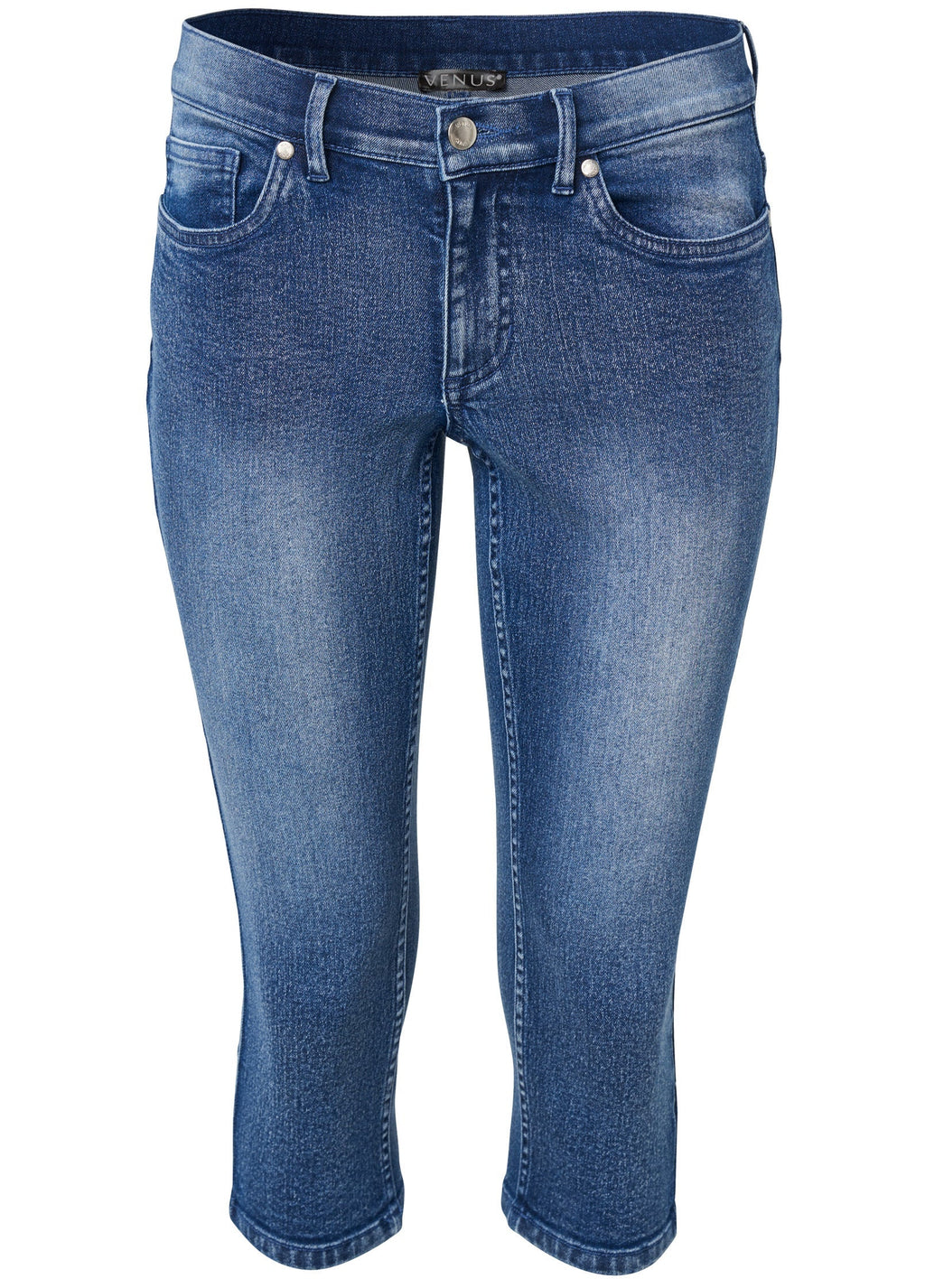 Cindy Capri Jeans - Medium Wash