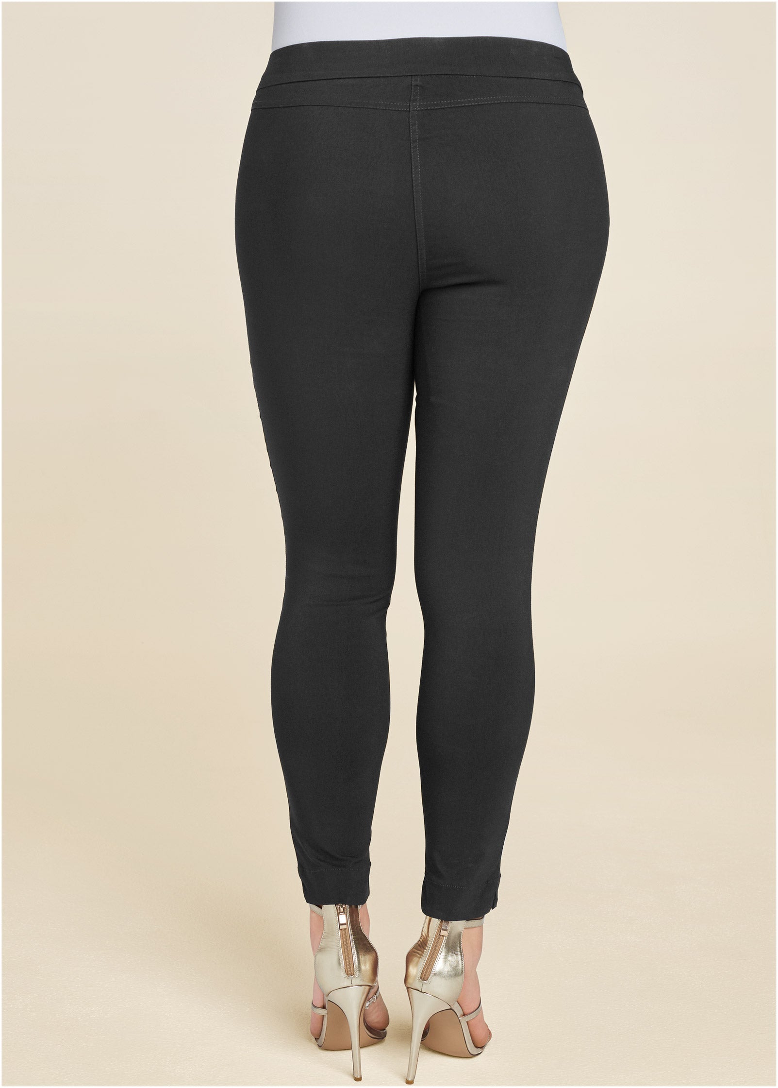 Slimming Stretch Jeggings - Black