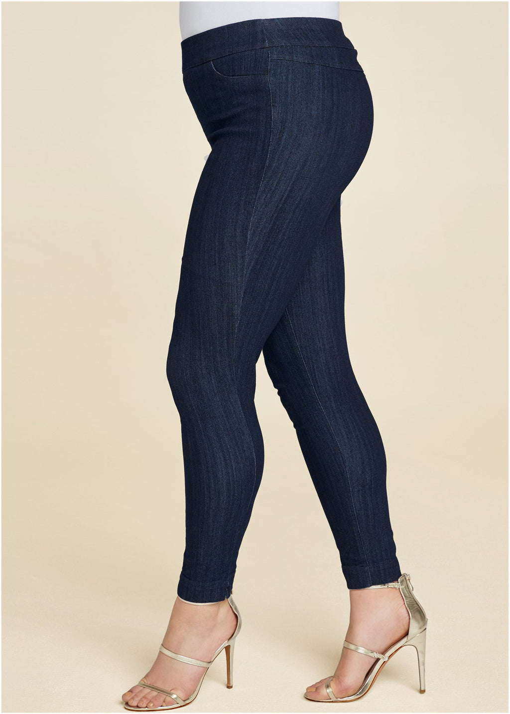 Slimming Stretch Jeggings - Dark Wash