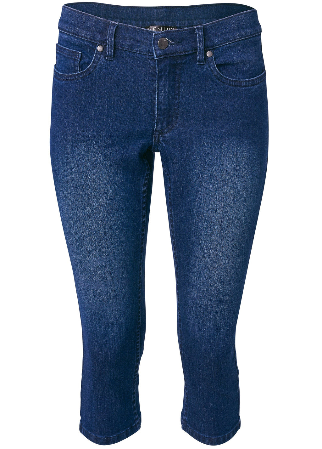 Cindy Capri Jeans - Dark Wash