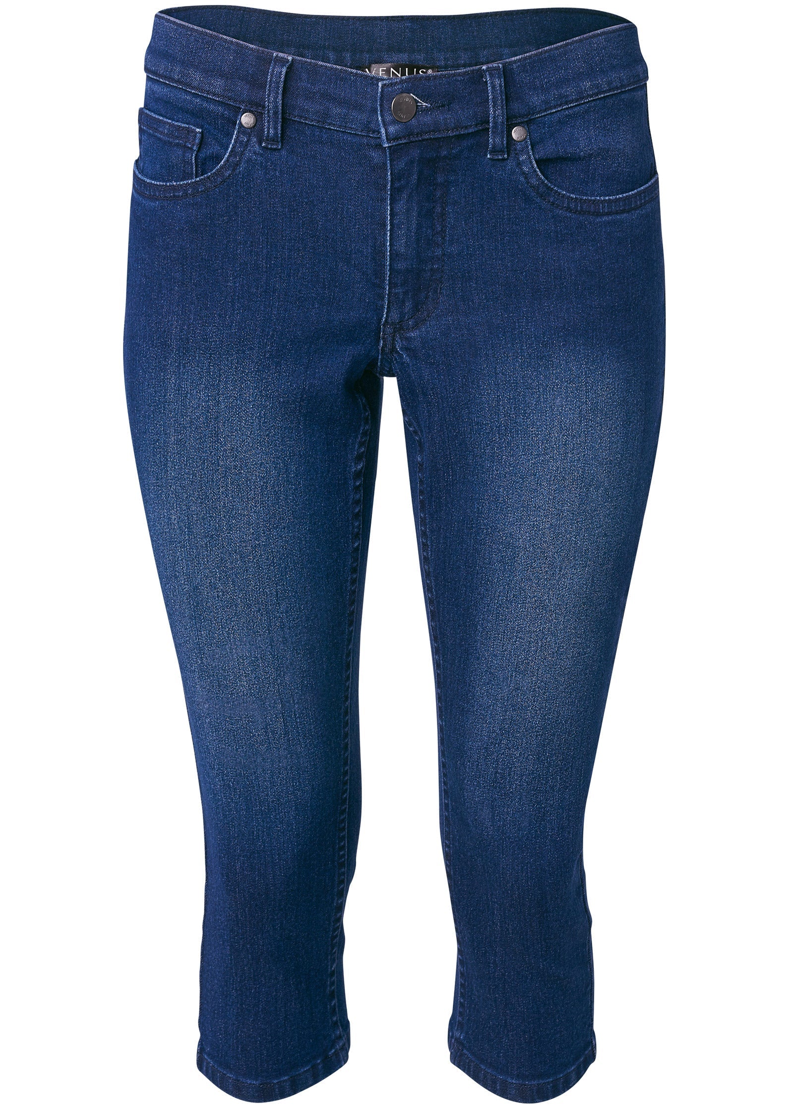 Cindy Capri Jeans - Dark Wash