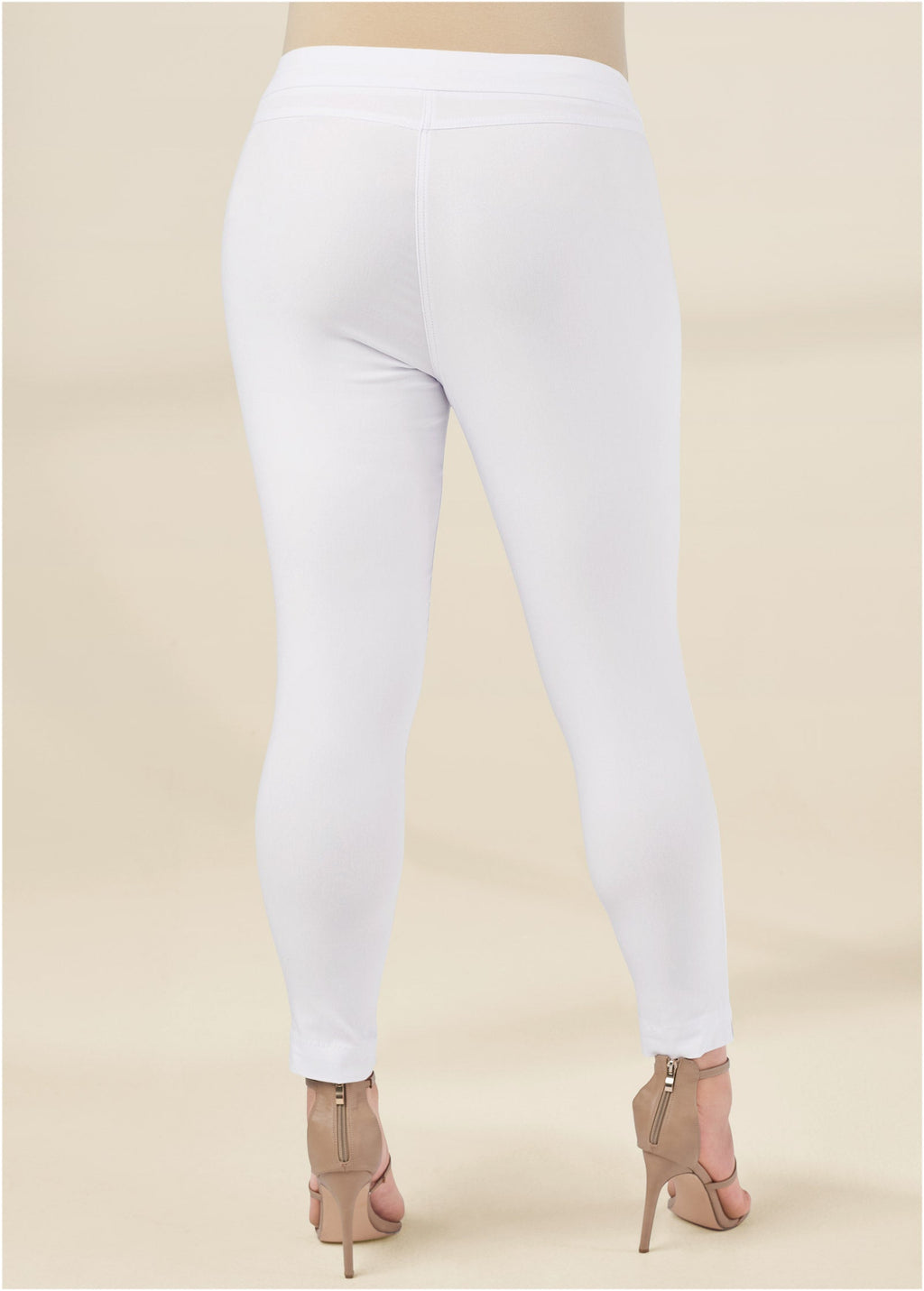 Slimming Stretch Jeggings - White
