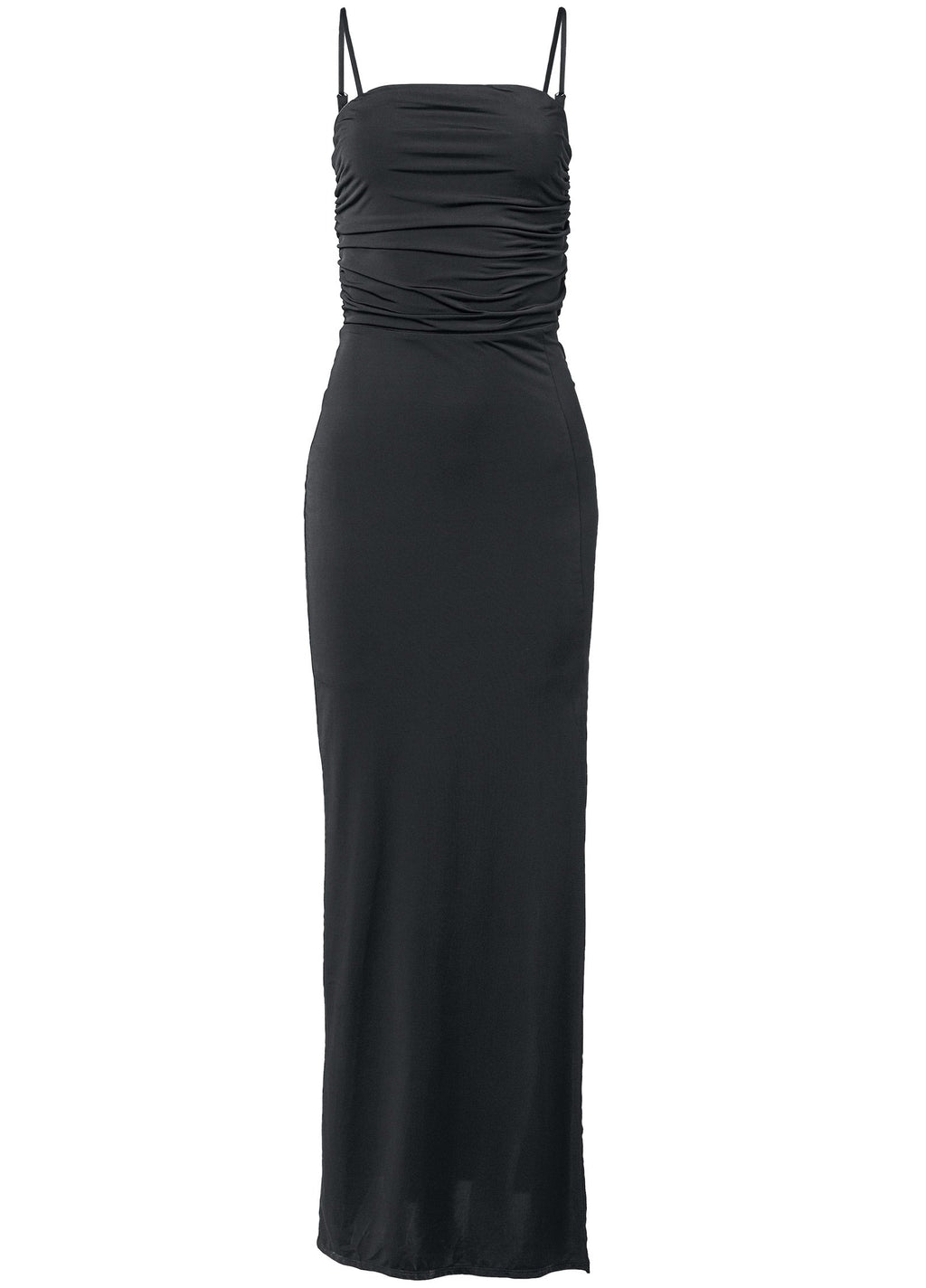 Shape Embrace High-Slit Dress - Black