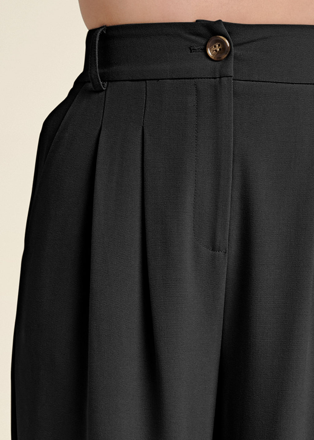 Suiting Trouser Pants - Black
