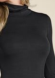 Back Cut-Out Casual Top - Black
