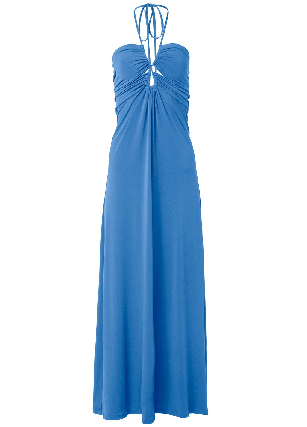 Convertible Strapless Dress - Blue
