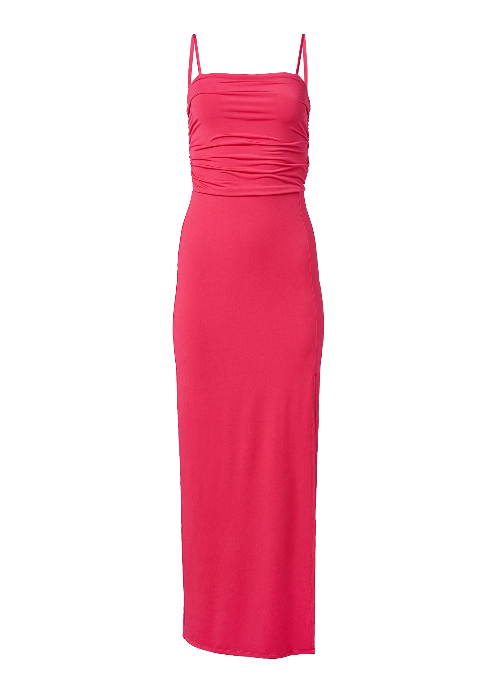 Strapless Maxi Dress - Red