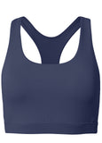 Back Keyhole Sports Bra  - Navy