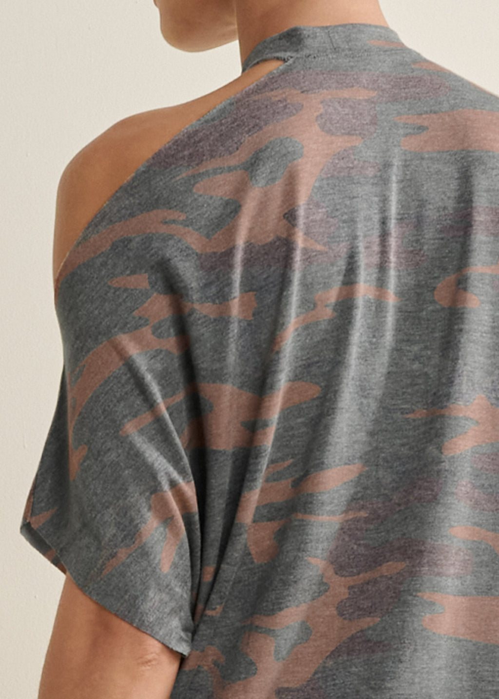 Camo Lounge Top - Green Multi