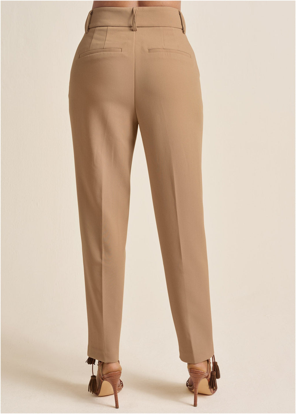 Tailored Suit Pants - Sand