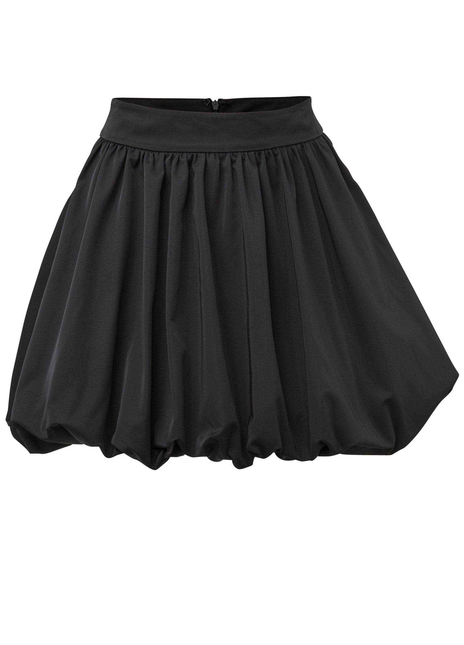 Taffeta Bubble Skirt  - Jet Black