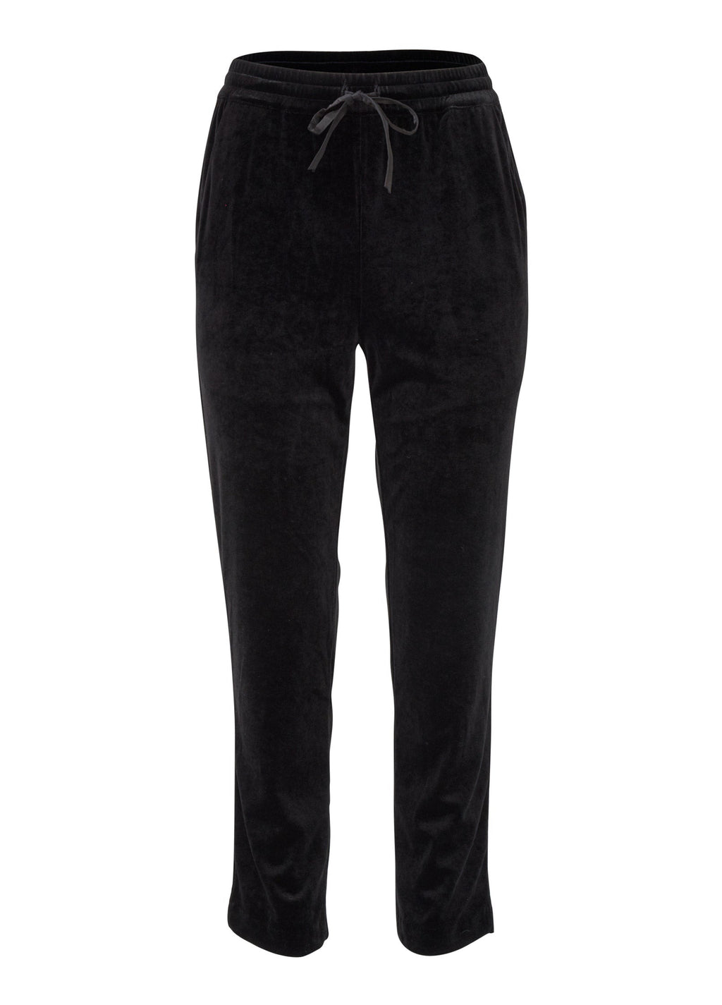 Velveteen Pull On Pants - Jet Black