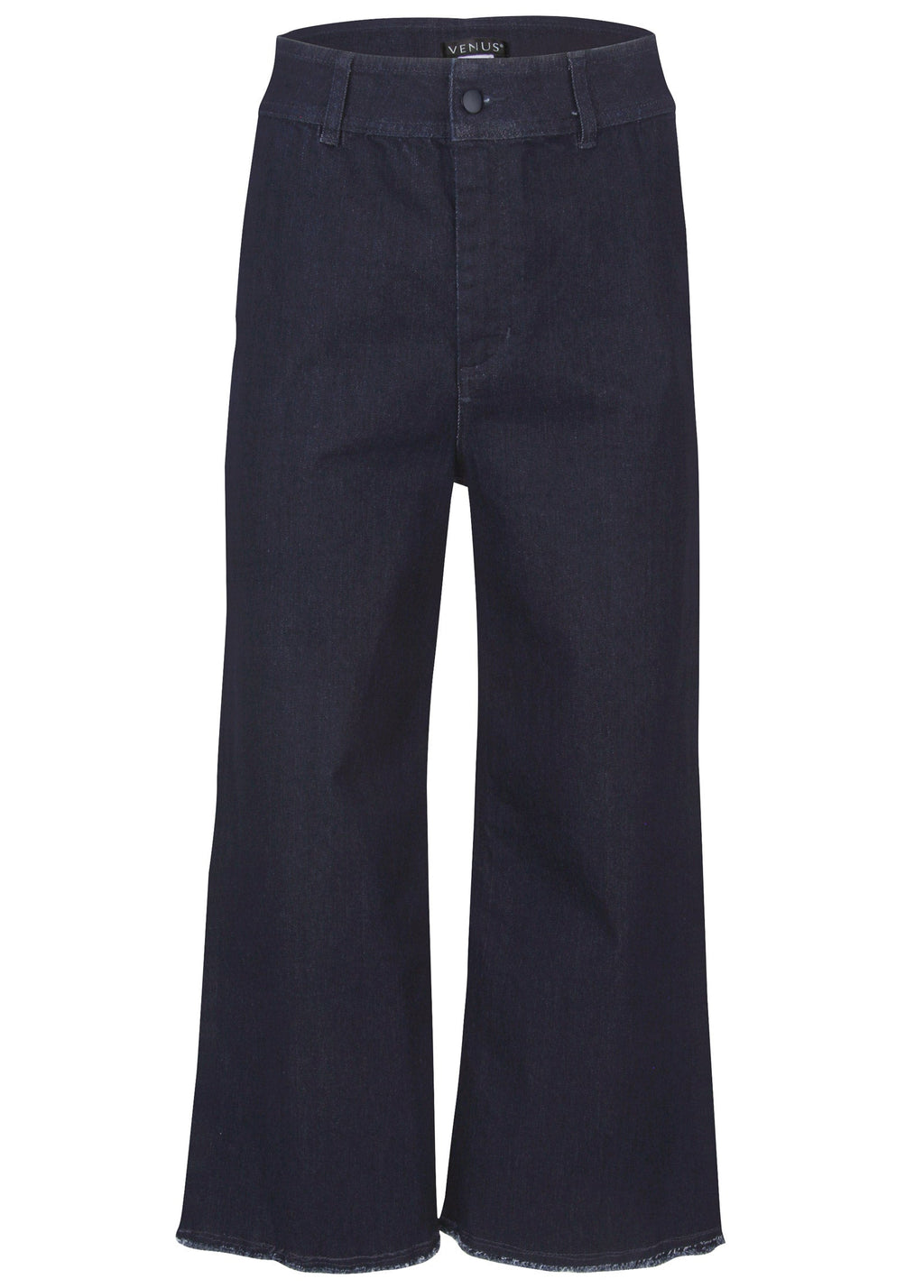 High Rise Wide Leg Jeans - Dark Wash