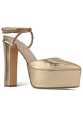 Platform Heels  - Gold