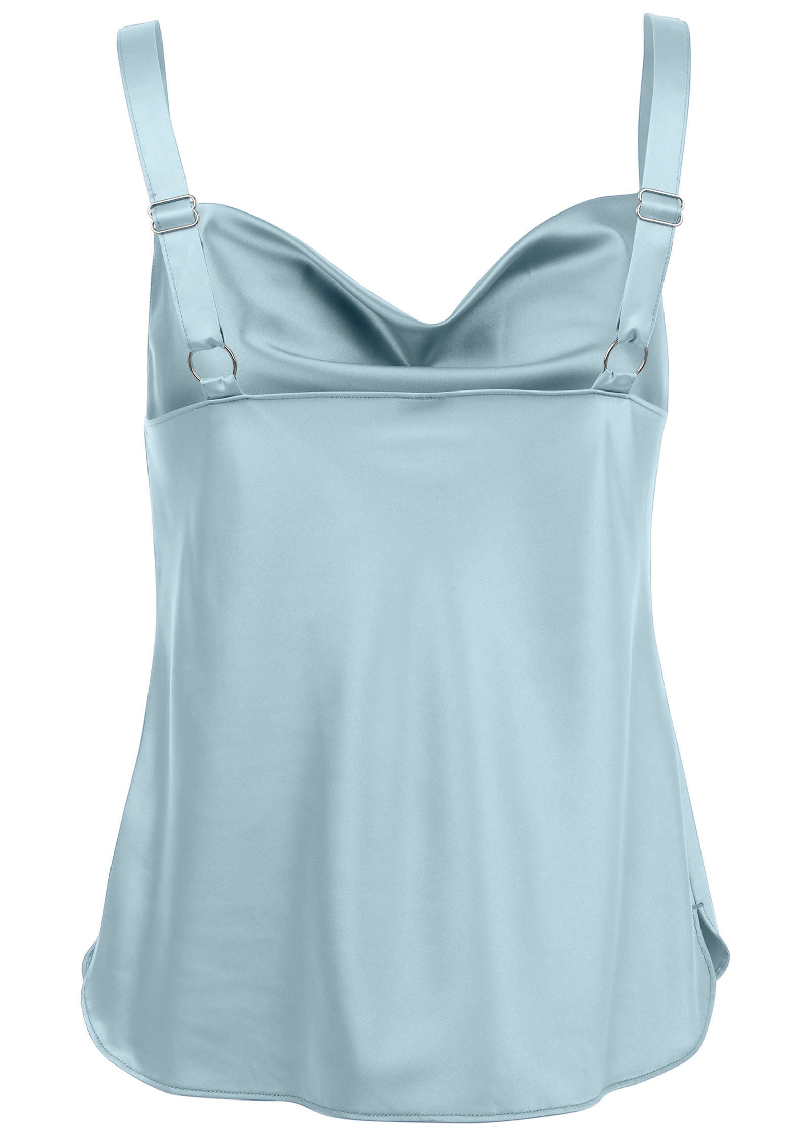 Cowl Neck Tank - Light Blue