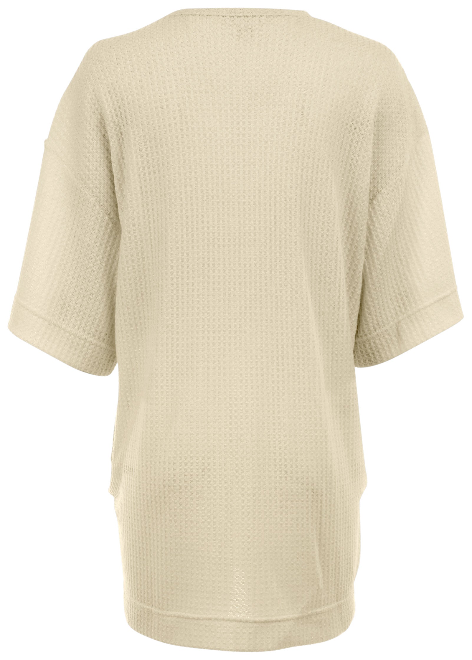 Cozy Waffle Knit Kimono - Oatmeal