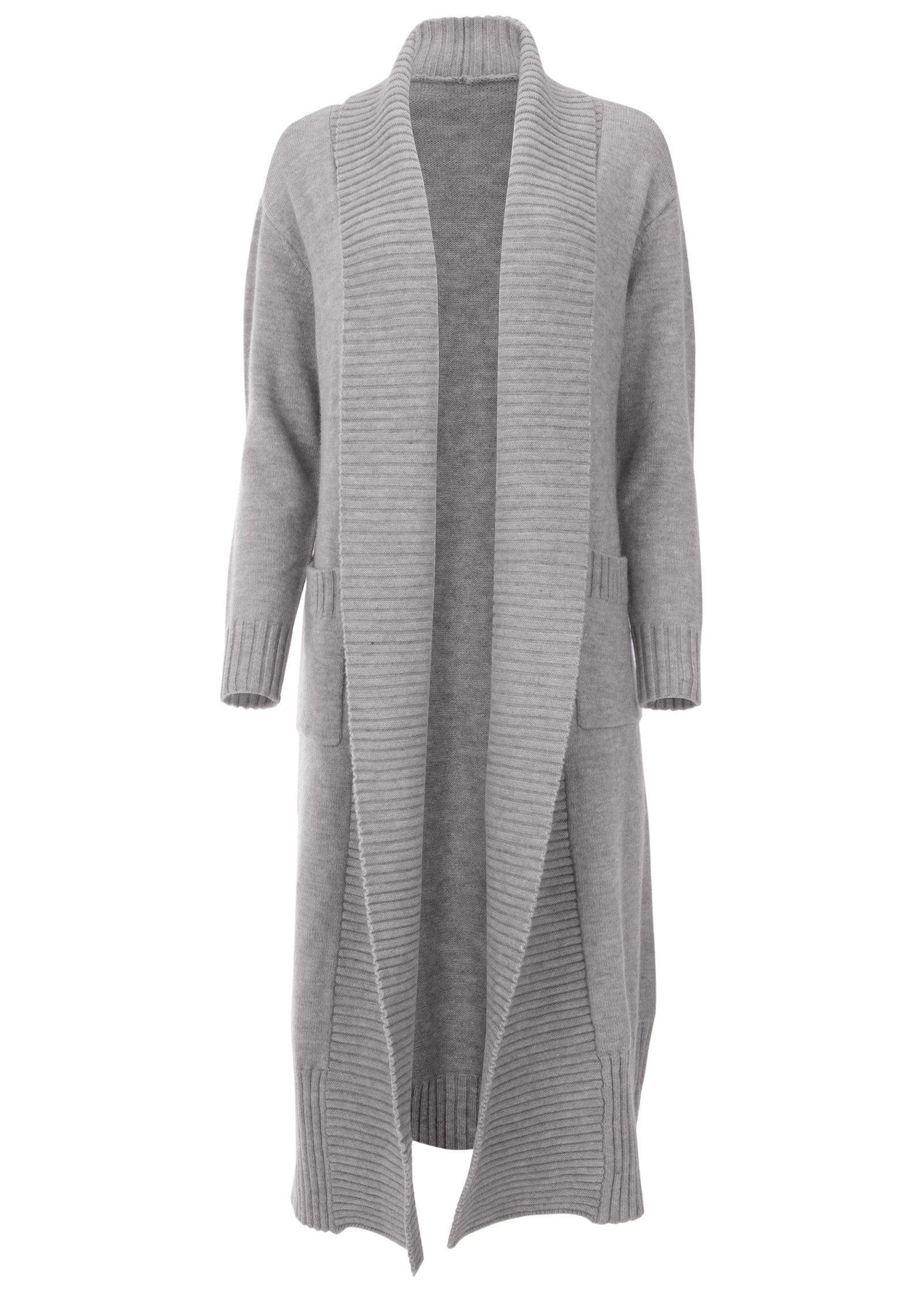 Cardigan Duster - Medium Heather Grey