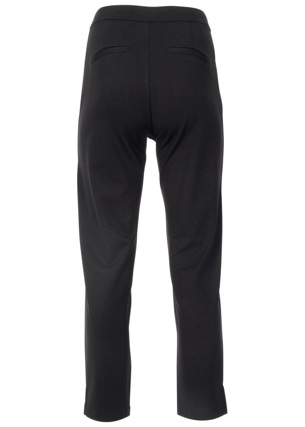 Smoothing Ponte Straight Leg Pants - Jet Black