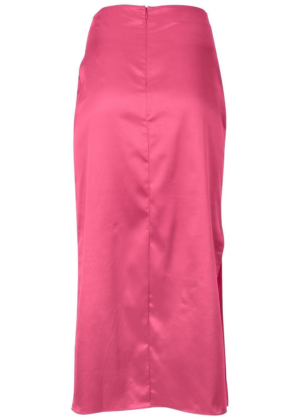 Midi Slip Skirt - Hot Pink