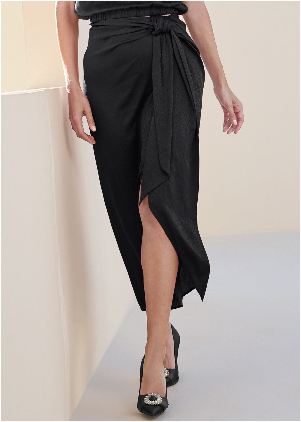 Jacquard Skirt - Black