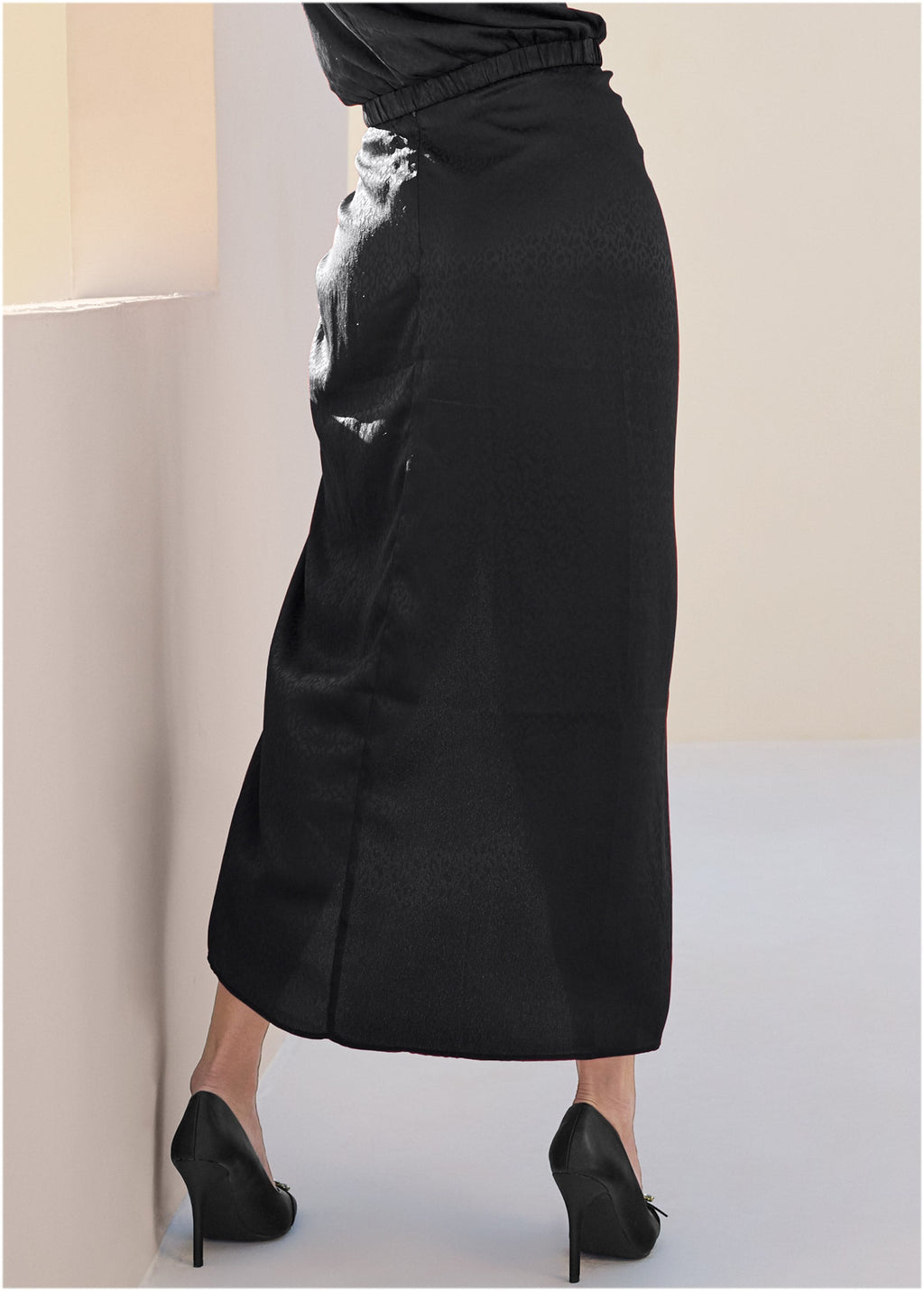 Jacquard Skirt - Black