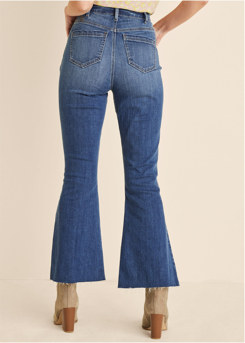 Brigitte Kick Flare Jeans - Medium Wash