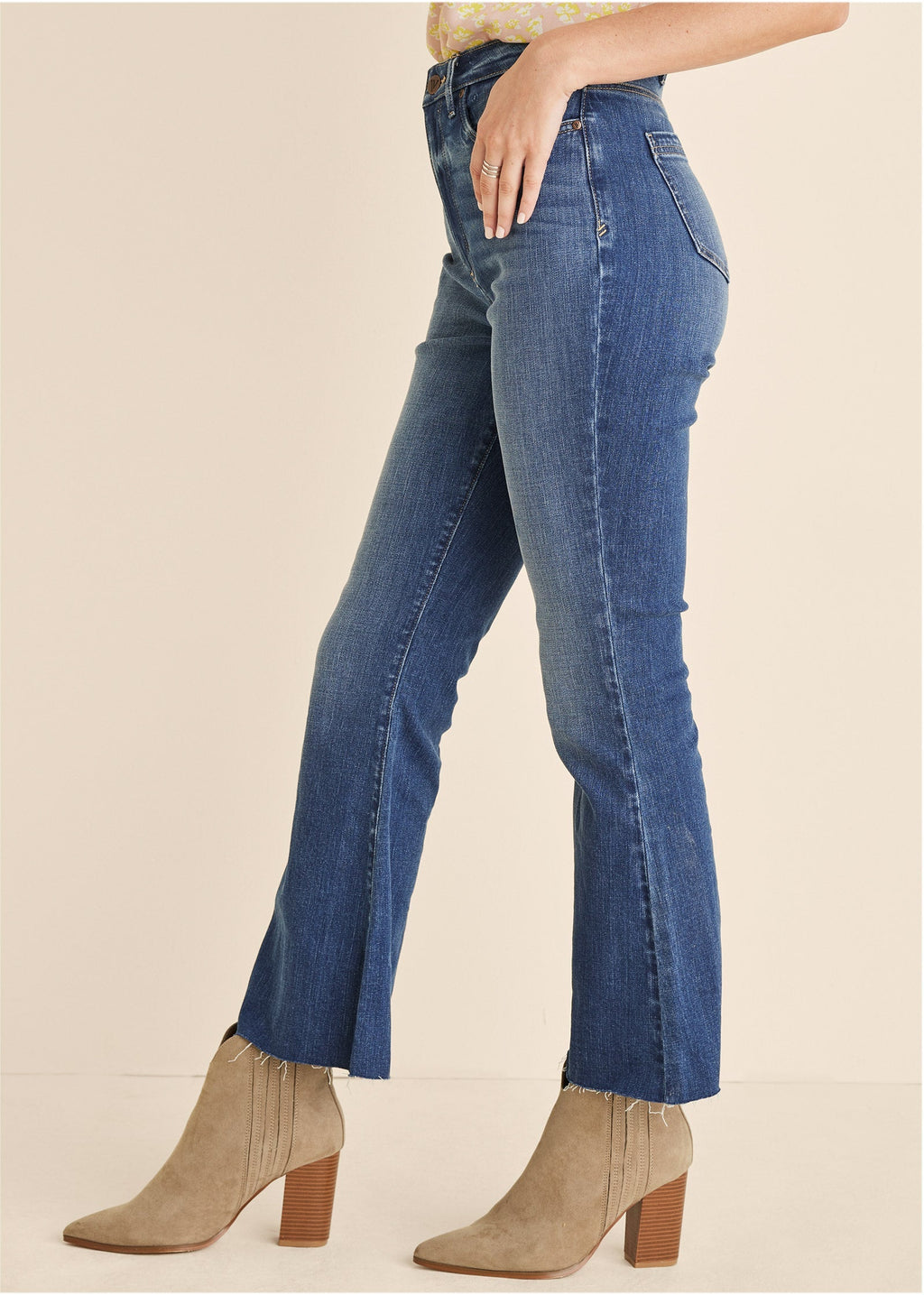 Brigitte Kick Flare Jeans - Medium Wash