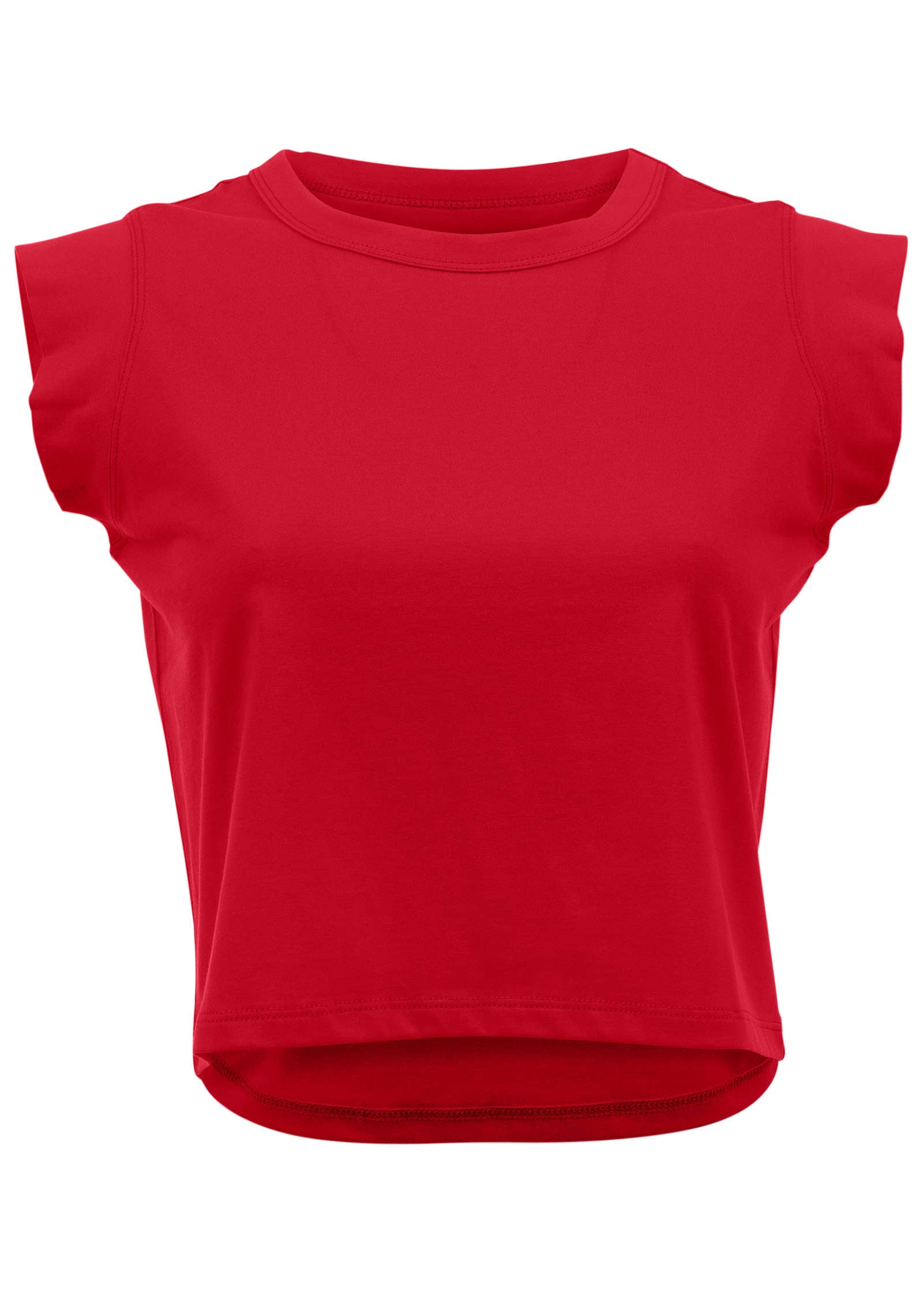 Cap Sleeve Tee - Red