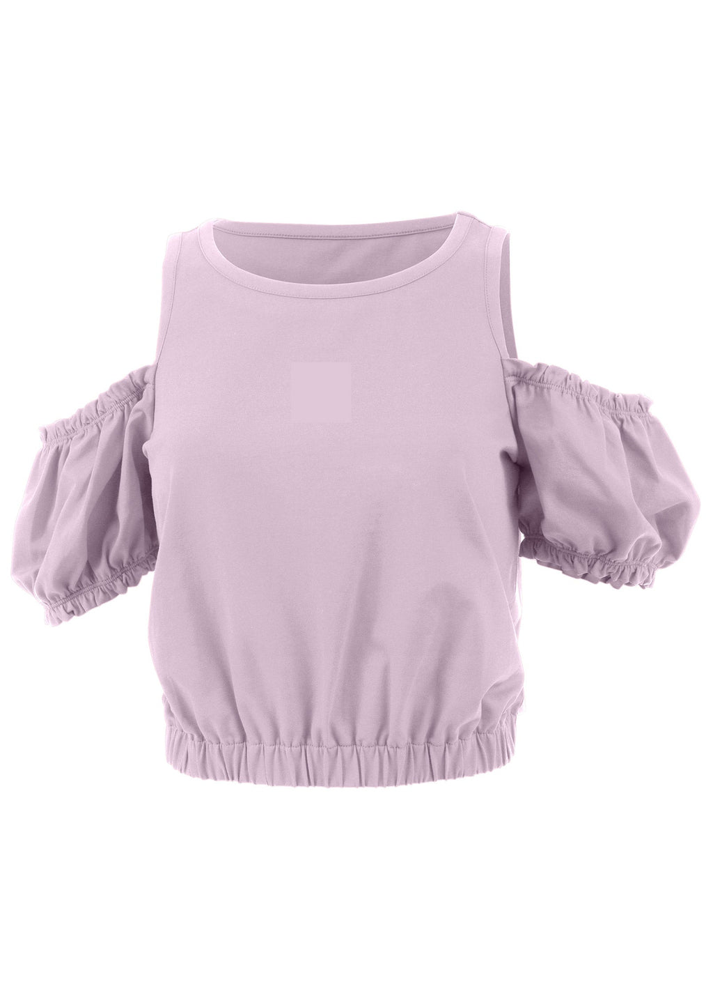 Cold Shoulder Top - Lilac