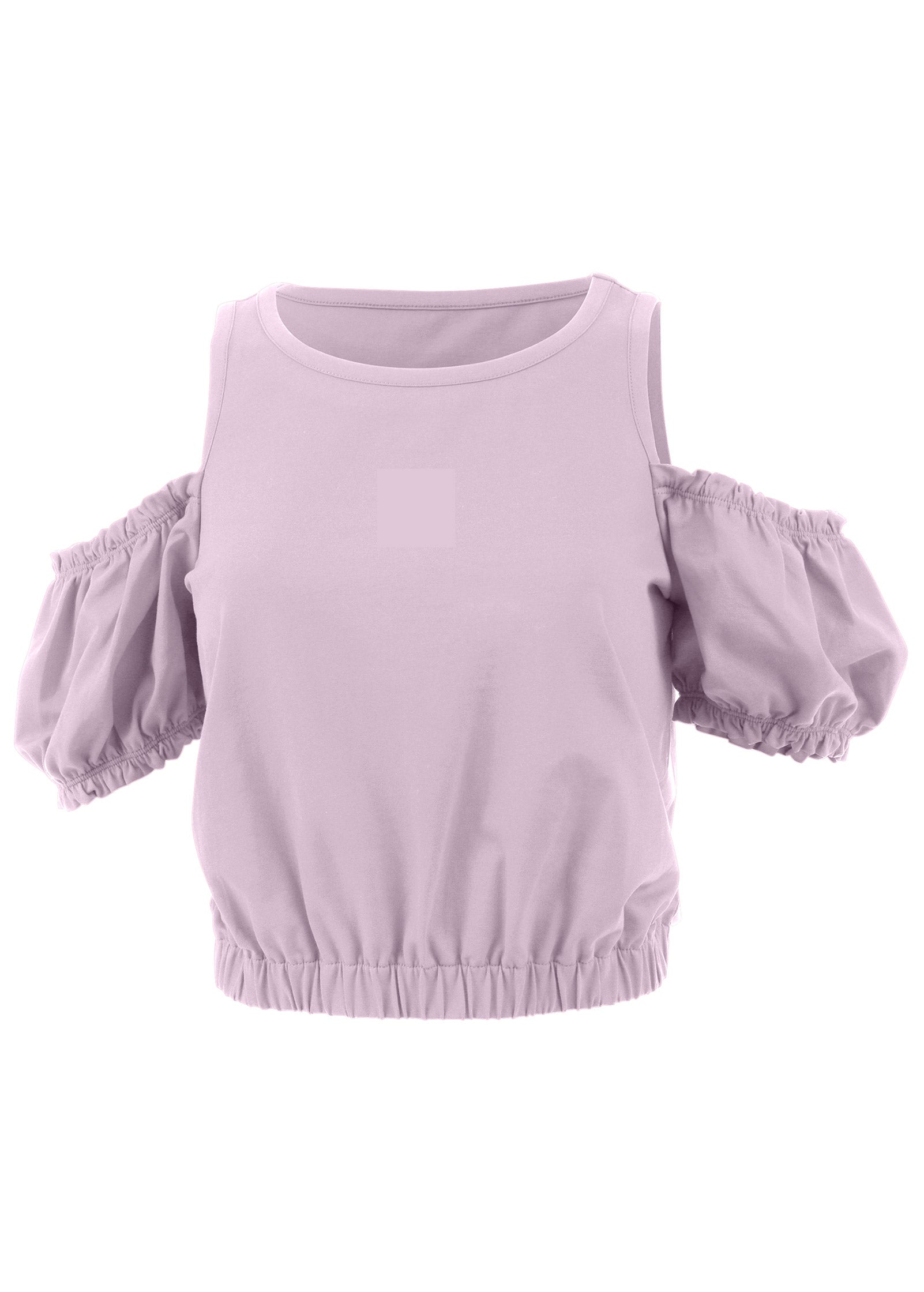 Cold Shoulder Top - Lilac
