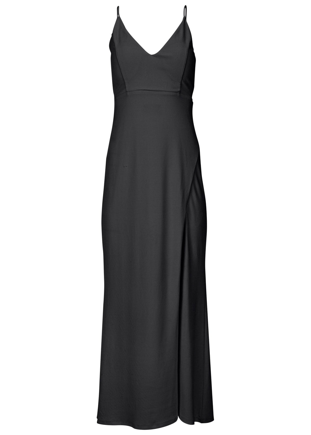 Matte Jersey Maxi Dress - Jet Black