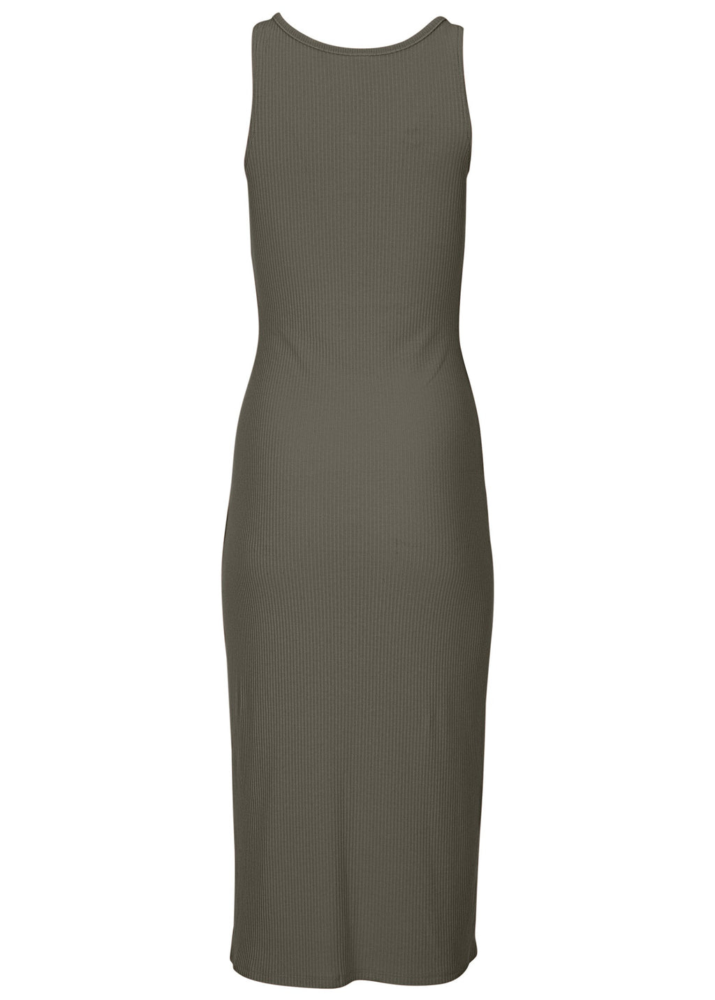 Henley Midi Dress - Olive