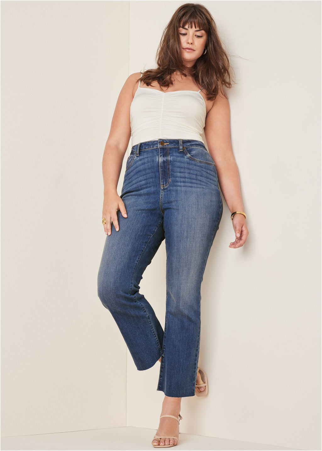 Brigitte Kick Flare Jeans - Medium Wash