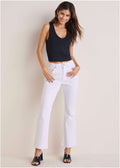 Brigitte Kick Flare Jeans - Off White