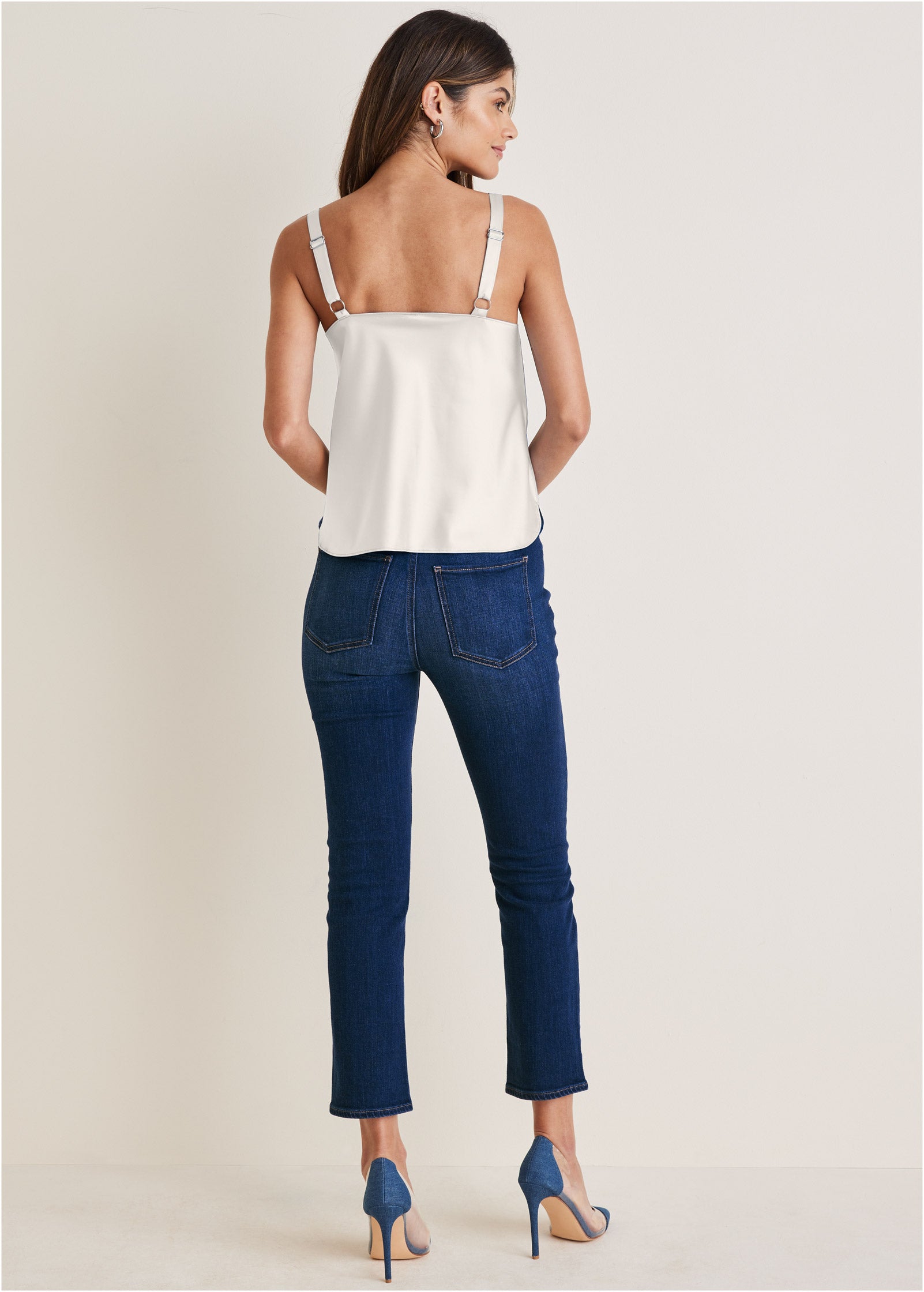 Cowl Neck Tank - Off White