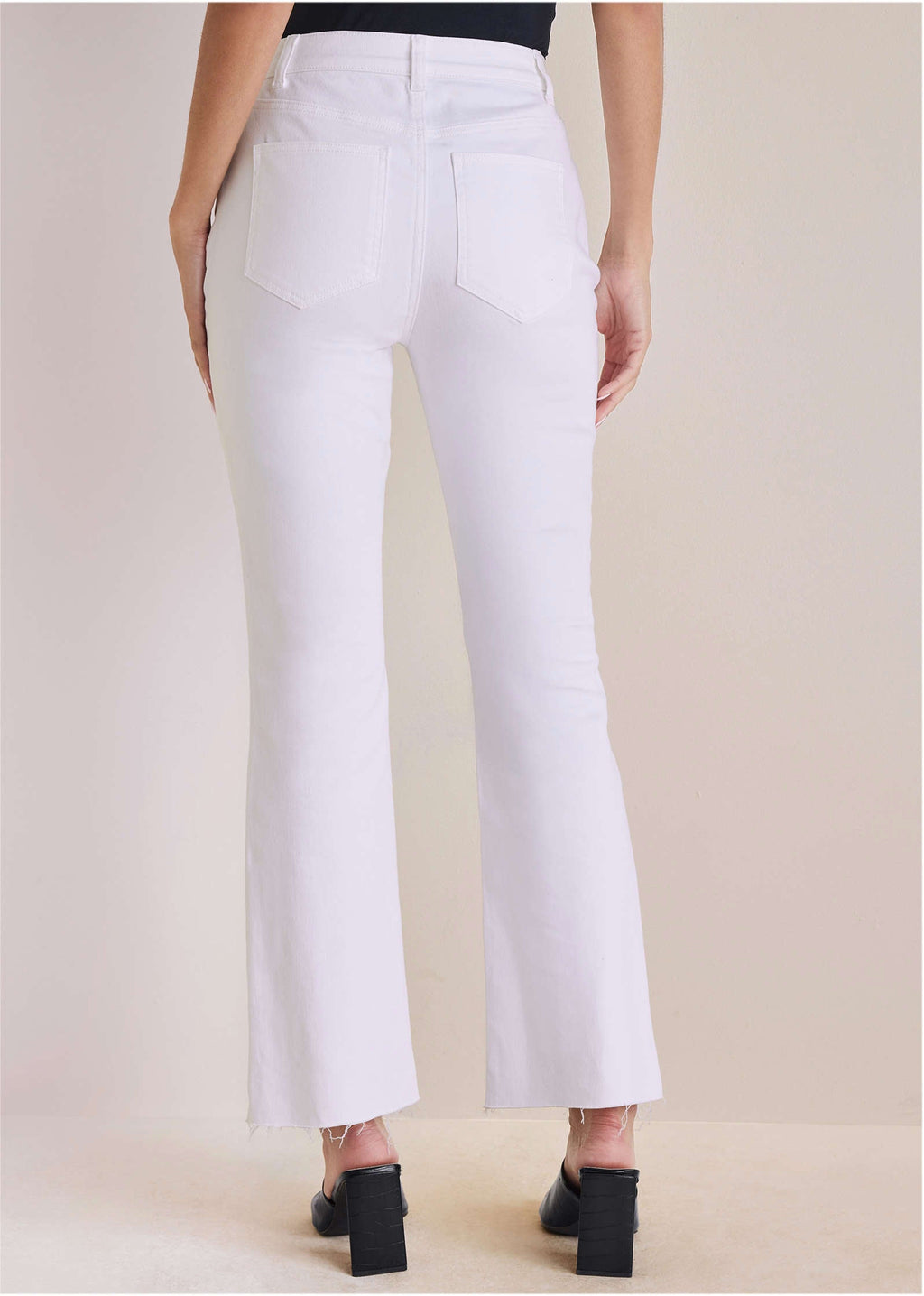 Brigitte Kick Flare Jeans - Off White