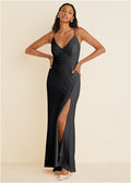 Matte Jersey Maxi Dress - Jet Black