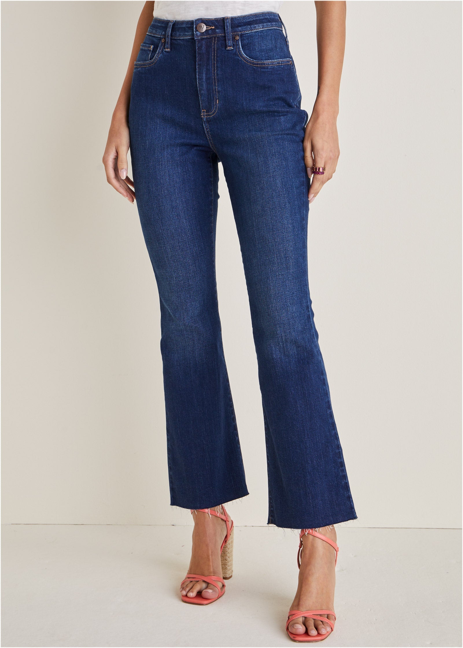 Brigitte Kick Flare Jeans - Dark Wash