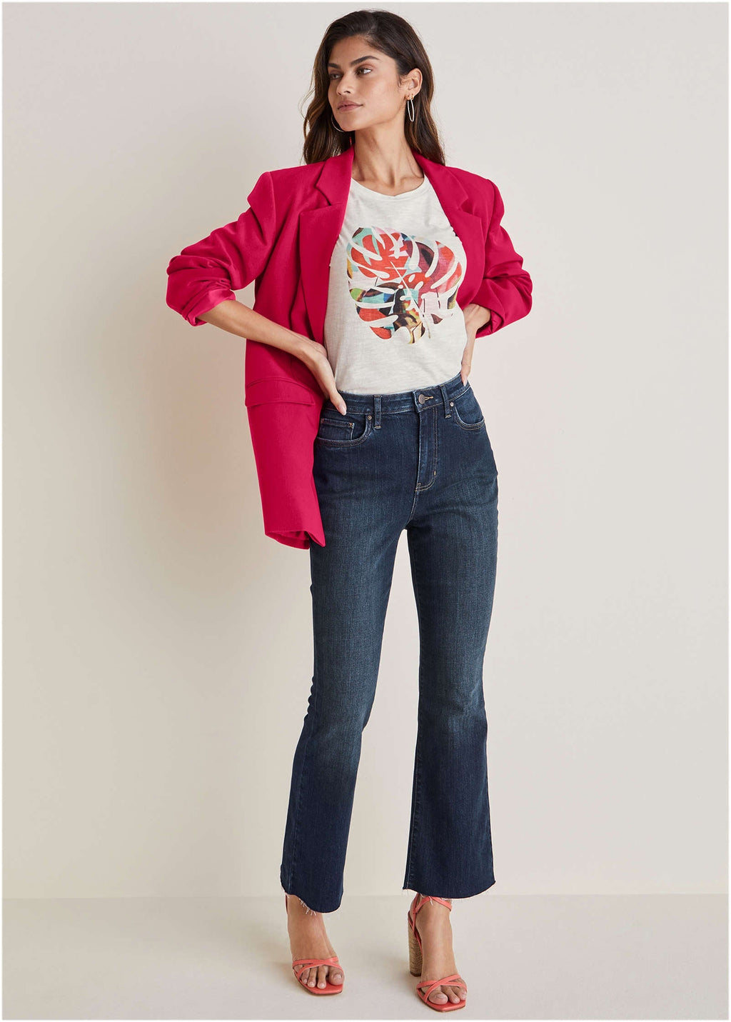 Brigitte Kick Flare Jeans - Dark Wash