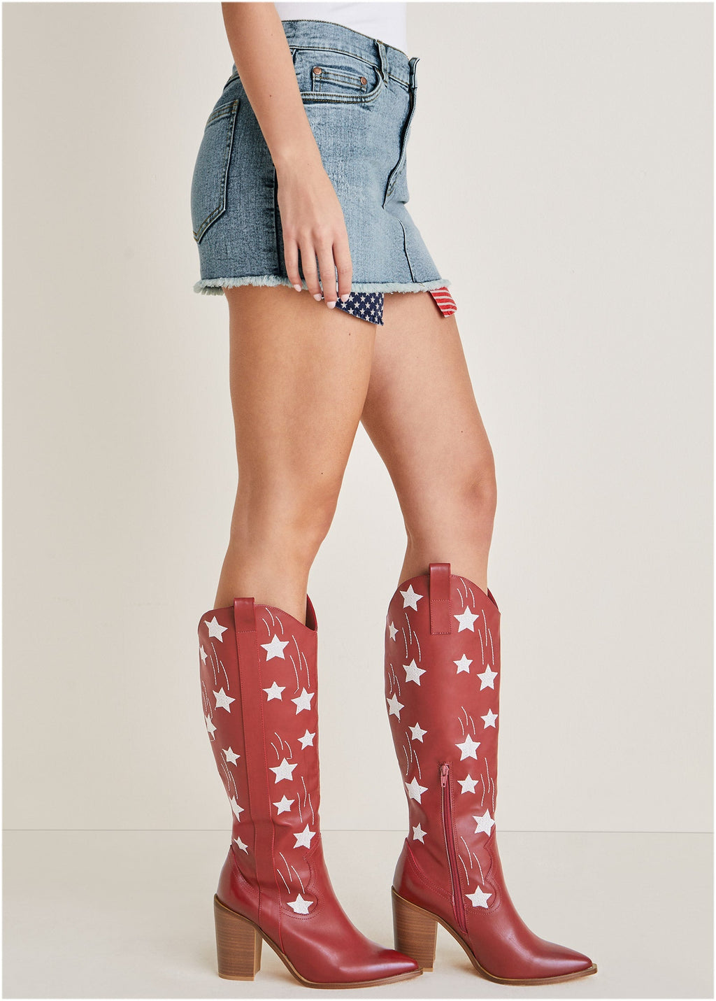 Americana Skirt - Light Wash