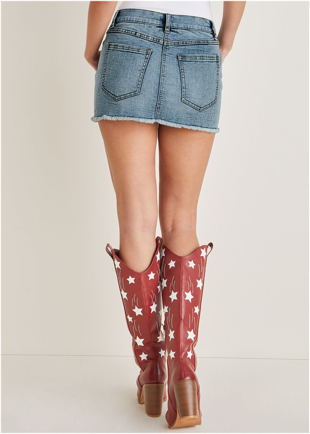 Americana Skirt - Light Wash