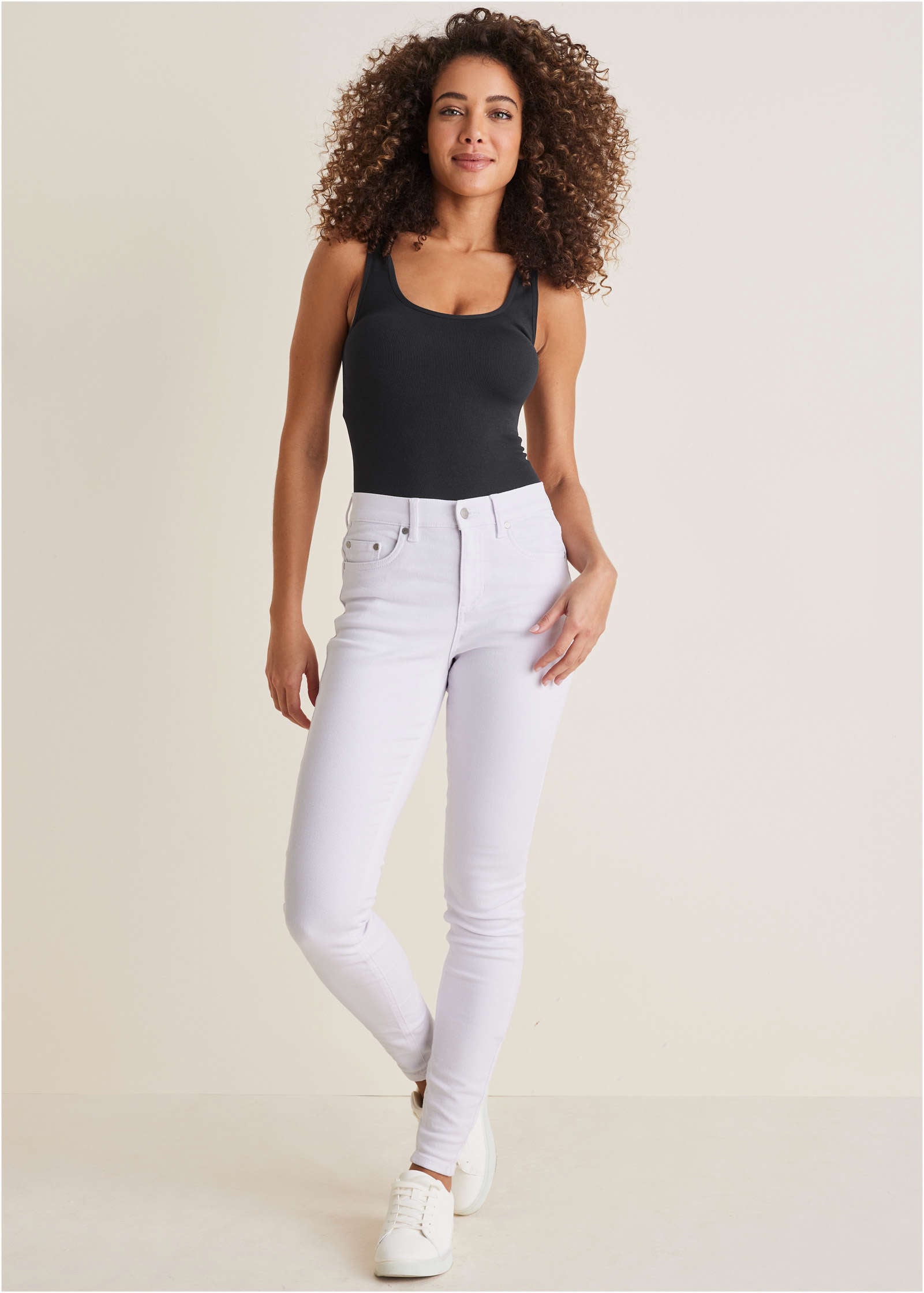 Giselle Skinny Jeans - White
