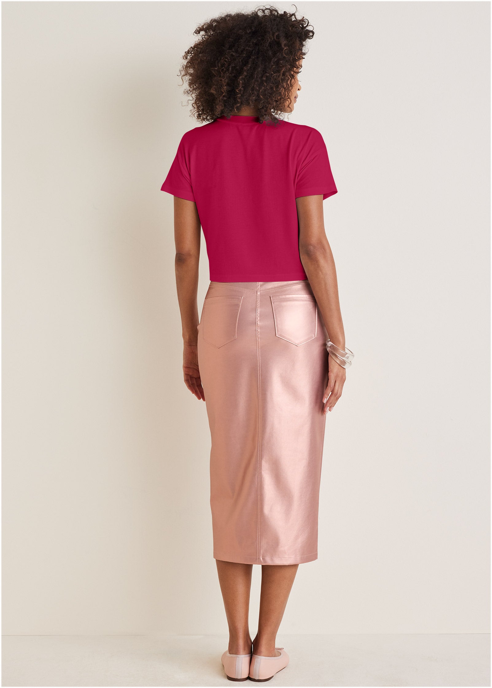 Crew Neck Tee - Persian Red