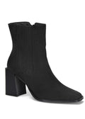 Square Toe Booties - Jet Black