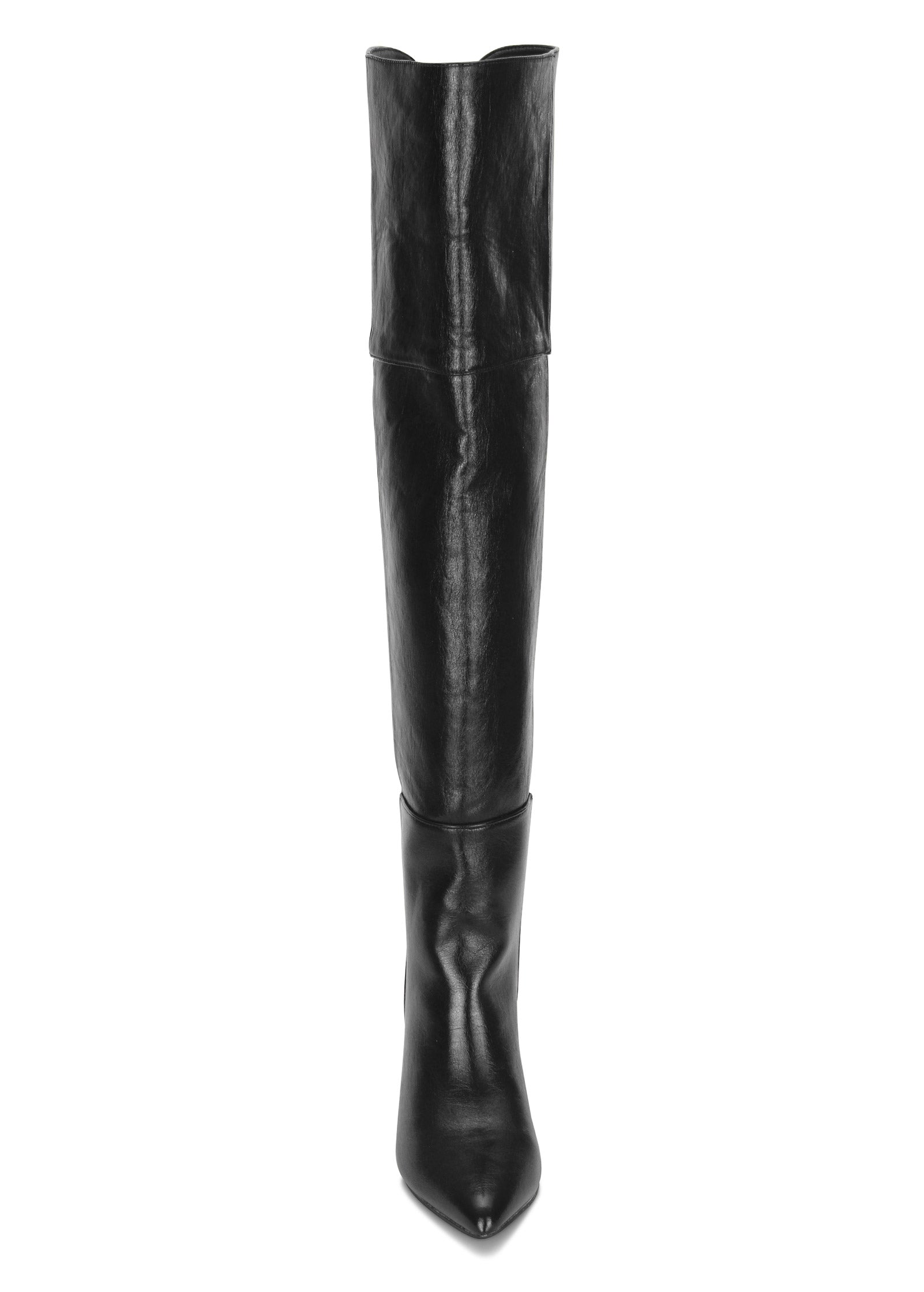 Over-The-Knee Boots - Jet Black