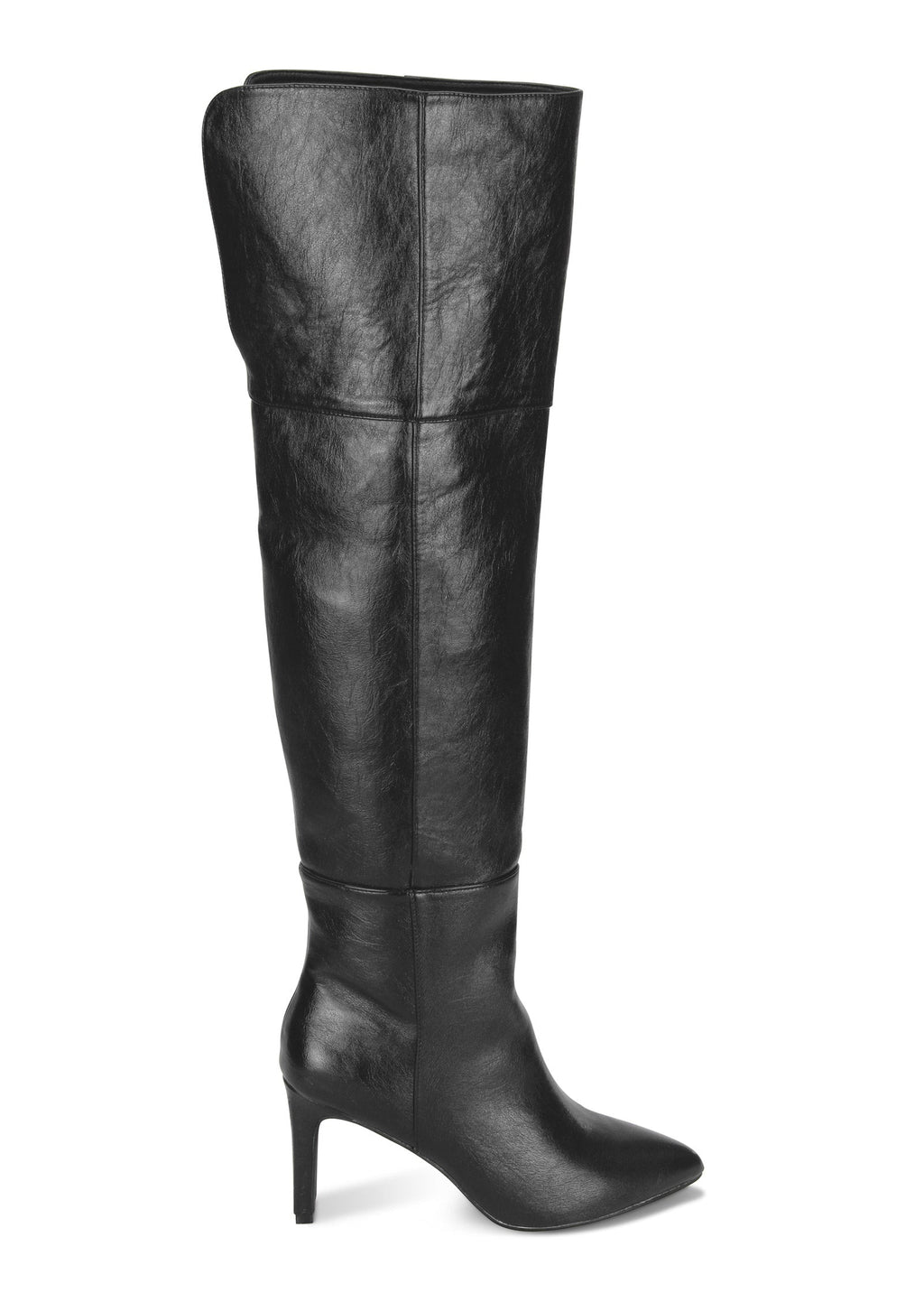Over-The-Knee Boots - Jet Black