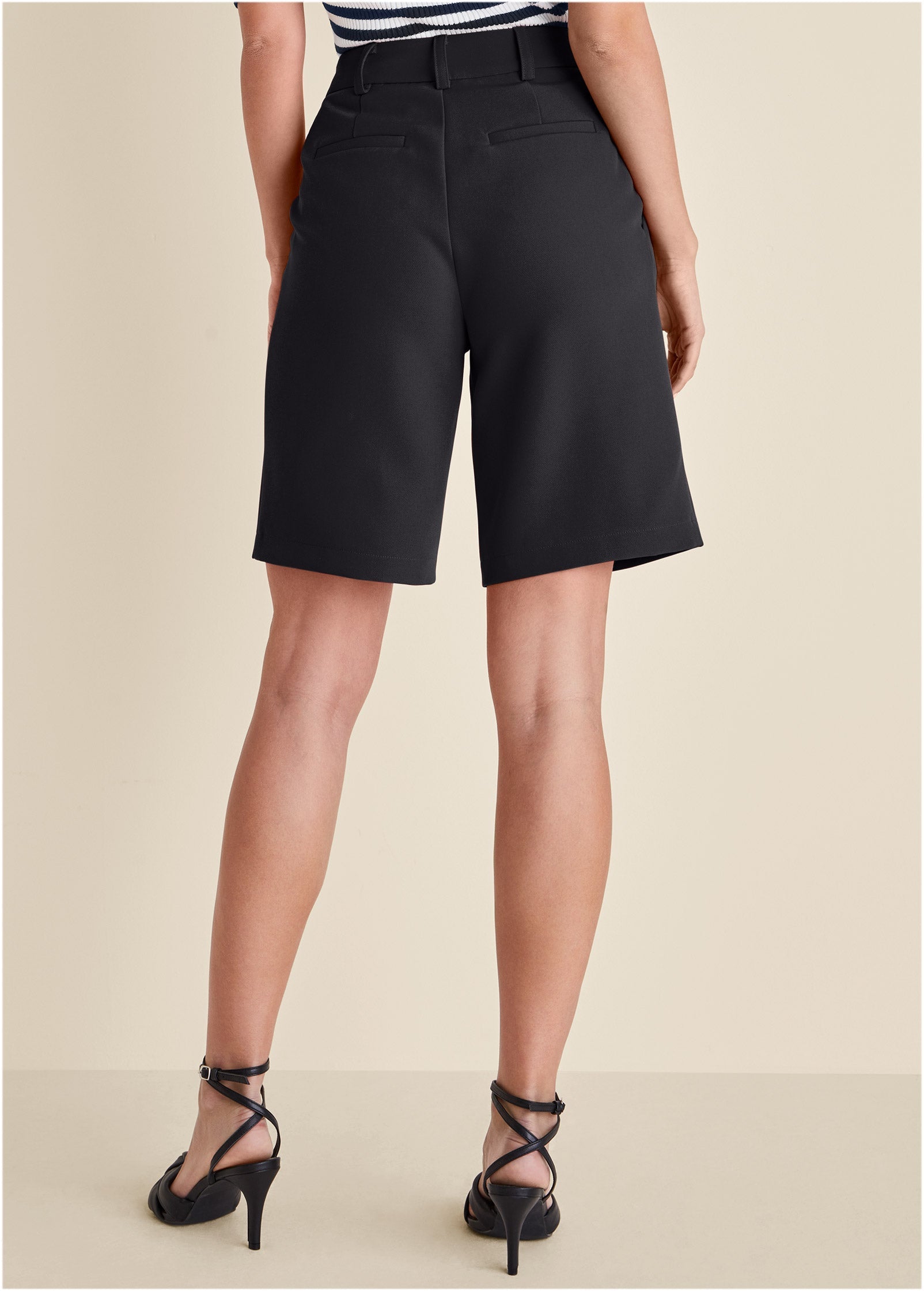 Bermuda Suit Shorts  - Jet Black