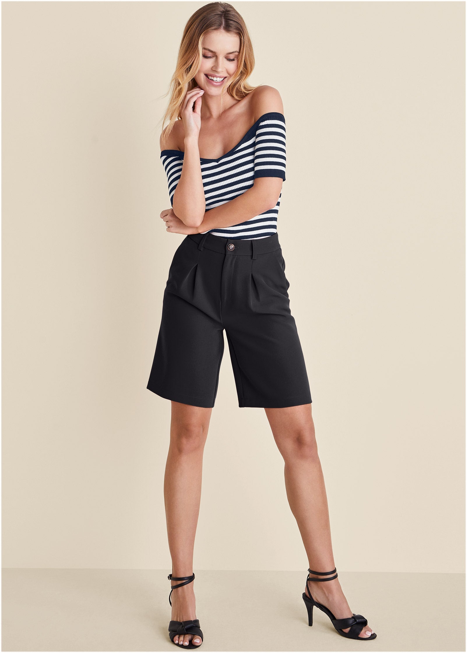 Bermuda Suit Shorts  - Jet Black
